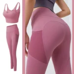Women yoga set gym clothing Female Sport fitness suit Running Clothes yoga top+ Leggings women Seamless gym yoga bra suits S-XL