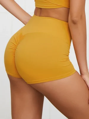 2022 new Sport Yoga Shorts Women Gym Clothes Fitness Sportswear booty scrunch High Waist Short Dry Fit Squat Proof Tracksuit