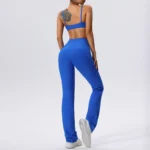 Sexy 2PCS Yoga Suit Sports Set Women Gym Set Women Tracksuit Running Workout Suit Female Sportswear Quick-Drying Yoga Clothes