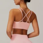 Women Sexy Scrunch Sports Bra Gym Top Women Neck Hanging Back Women Sportswear Yoga Underwear Fitness Workout Yoga Clothing