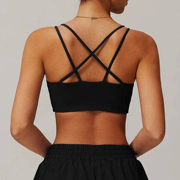 Women Sexy Scrunch Sports Bra Gym Top Women Neck Hanging Back Women Sportswear Yoga Underwear Fitness Workout Yoga Clothing